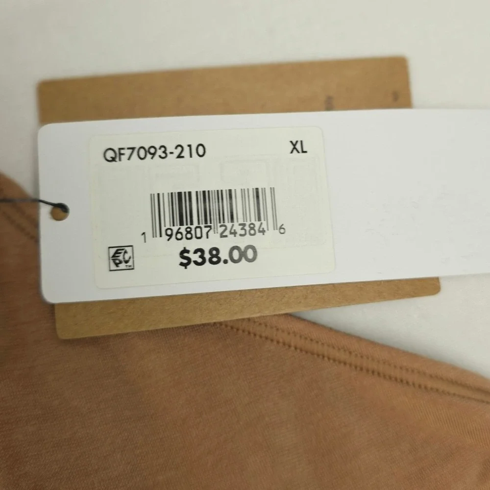 Calvin Klein‎ Women Modern Icon Triangle Bralette Tan XL Seamless Minimalist NWT